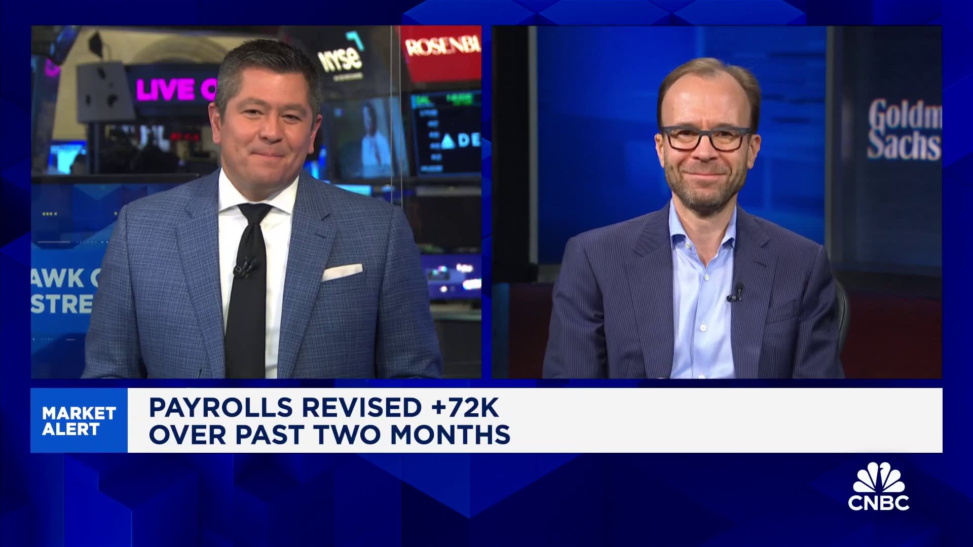 Economy's still very solid if you look at a broad range of indicators, says Goldman's Jan Hatzius