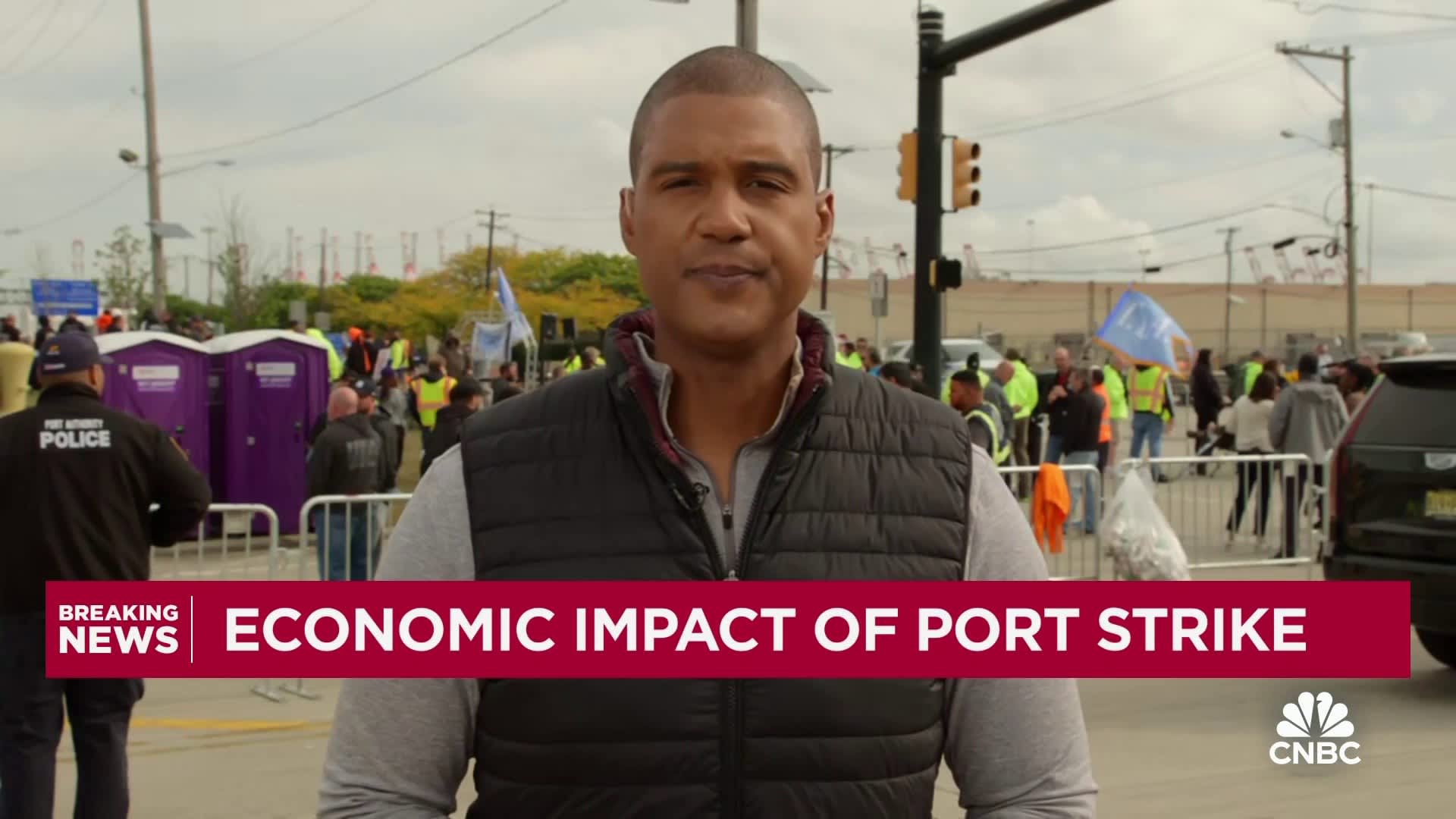 ILA seeks 61.5% wage increase as port workers strike for the first time in almost 50 years