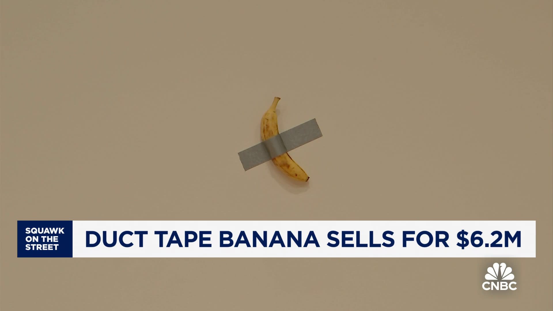 Crypto investor pays $6 million for a banana — and plans to eat it