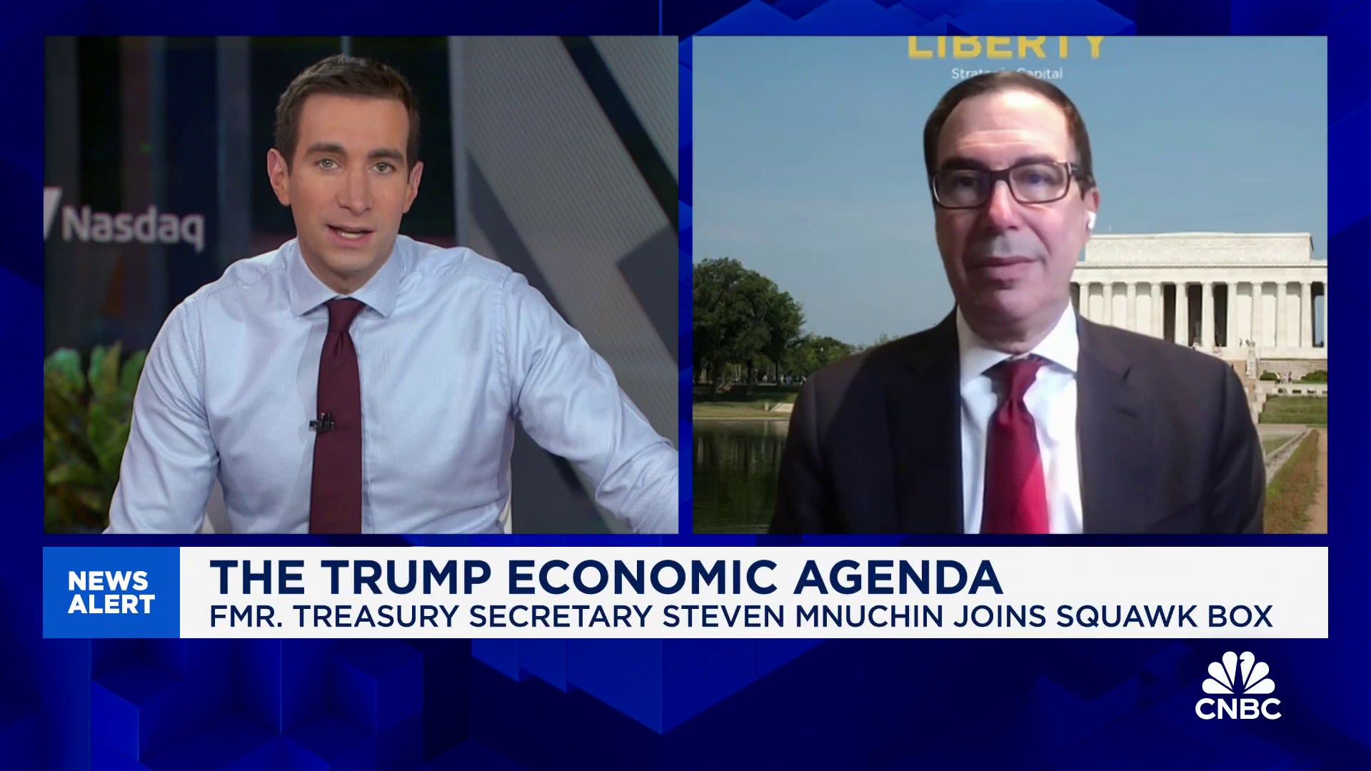 Former Treasury Secretary Mnuchin says Trump’s top priorities will be tax cuts, Iran sanctions and tariffs