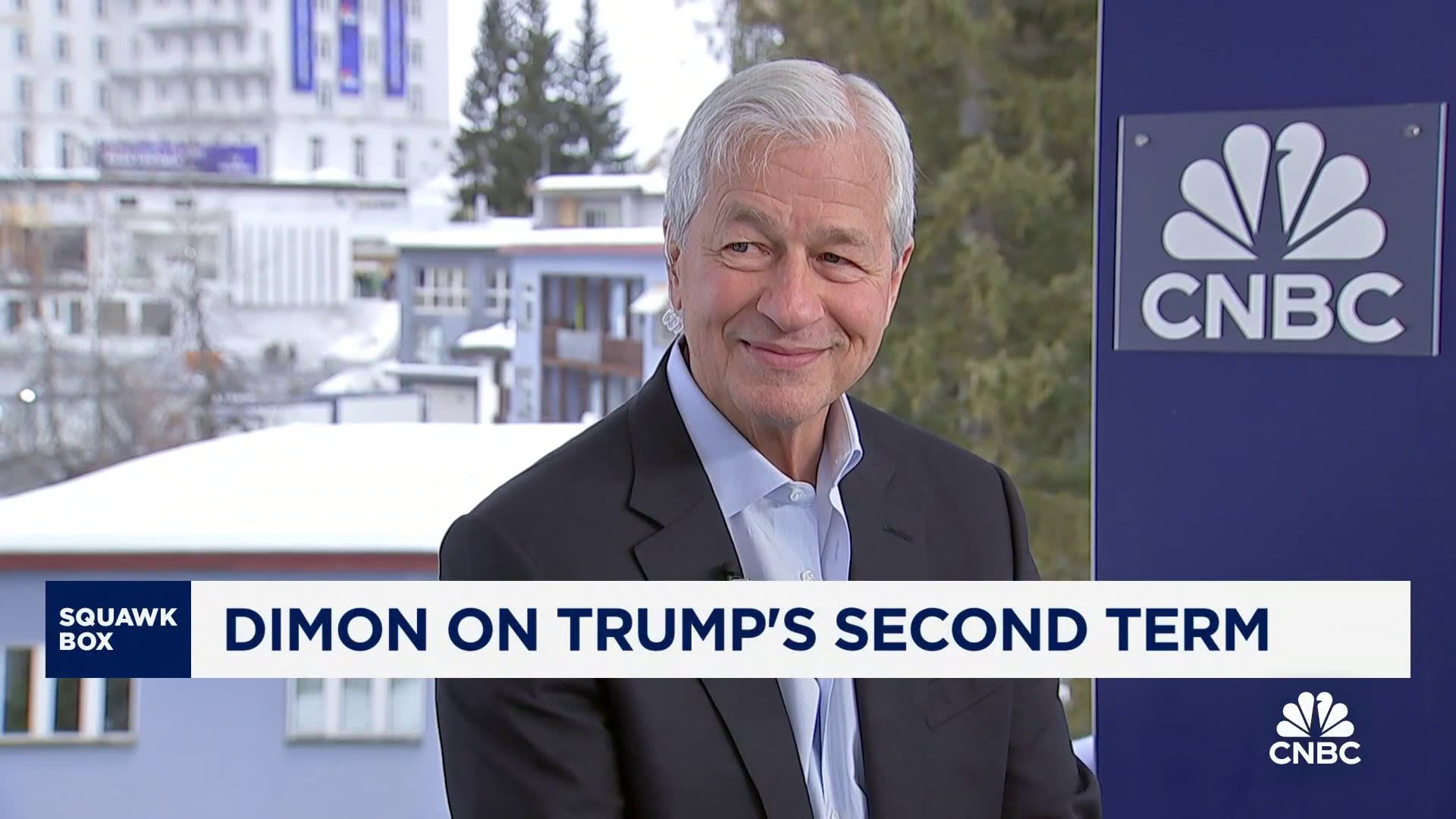 Jamie Dimon on tariffs: If it's a little inflationary but good for national security, so be it