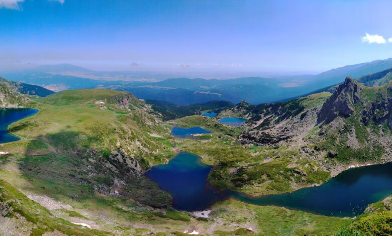 Pristine mountain lake surrounded by forest, representing Canada's abundant natural water resources