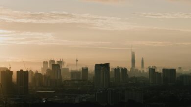 Urban cityscape showing municipal infrastructure and buildings representing local government borrowing needs