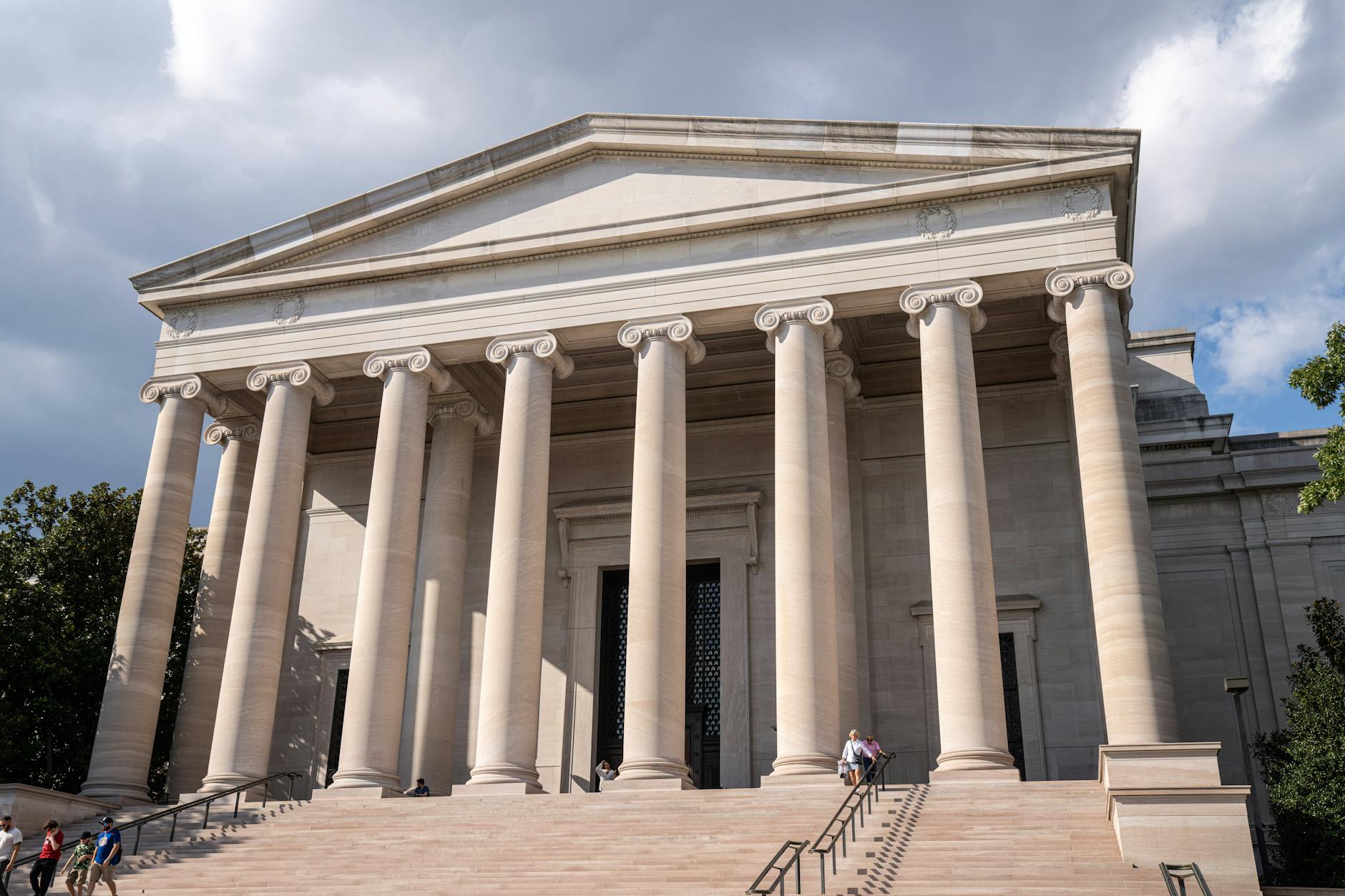 Wide view of government building steps symbolizing regulatory oversight and policy making