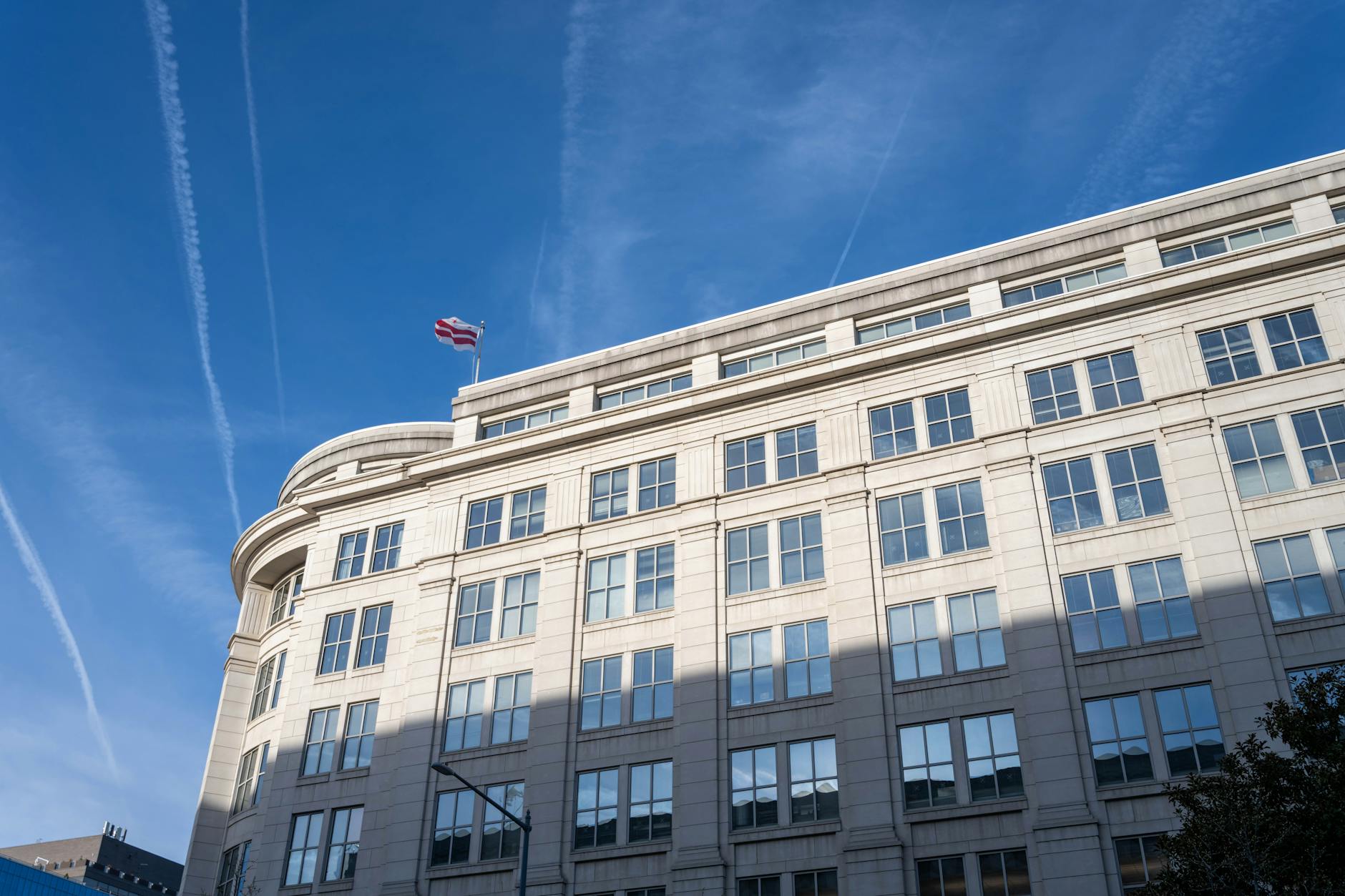 Exterior of a federal regulatory building representing SEC oversight of investment funds