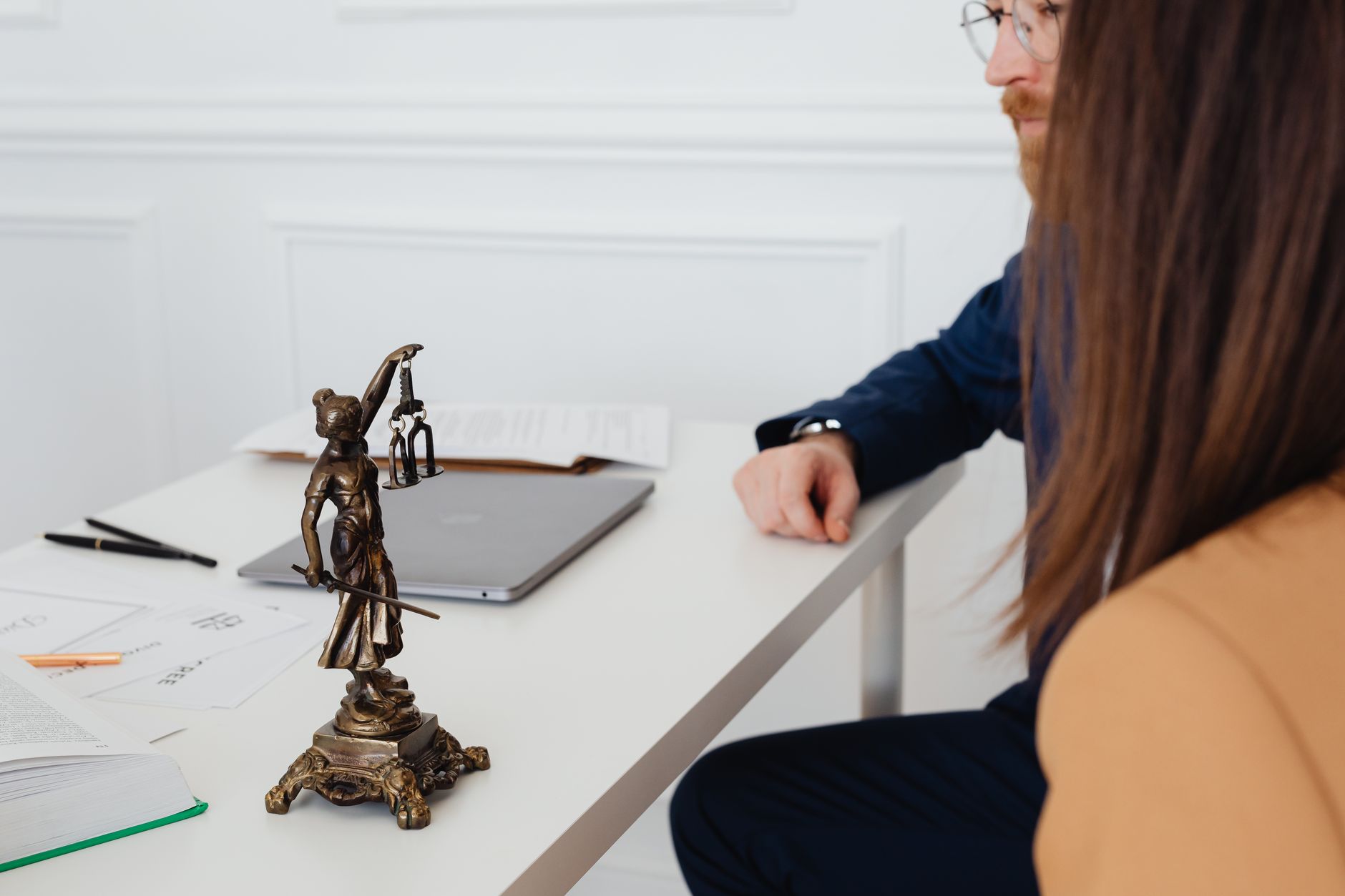 Estate planning attorneys in discussion around a conference table