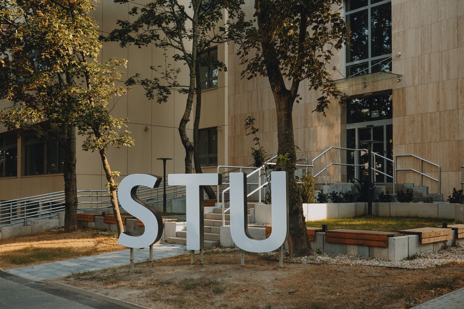 University campus building representing endowment fund management and institutional investing