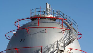 Industrial pipeline infrastructure used for transporting ethanol fuel across agricultural regions