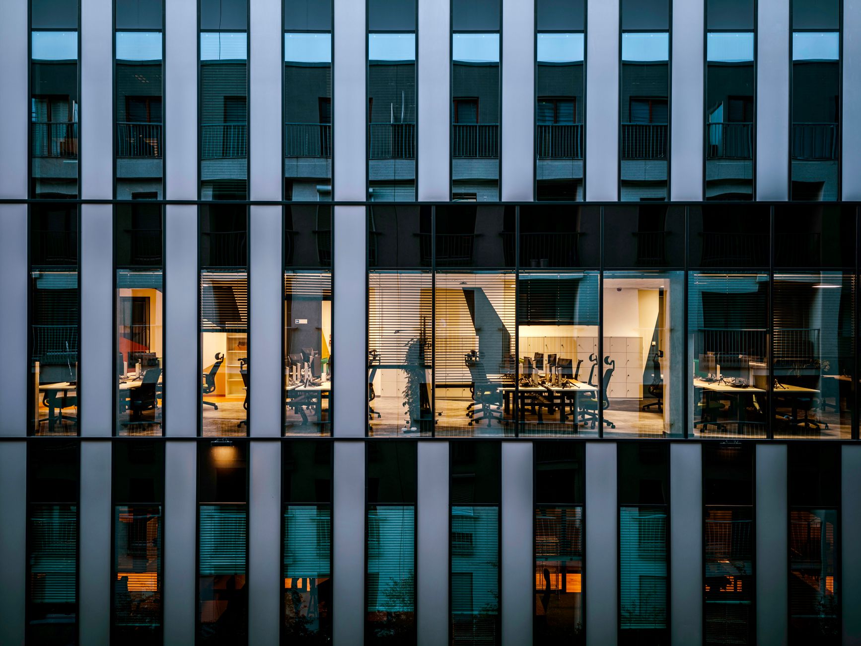 Interior of a financial office representing institutional investment activity