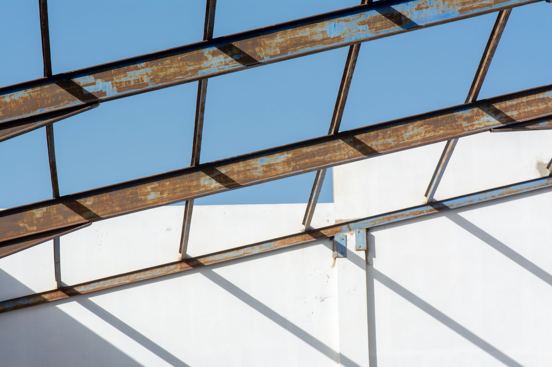 Galvanized steel infrastructure components used in large-scale construction projects